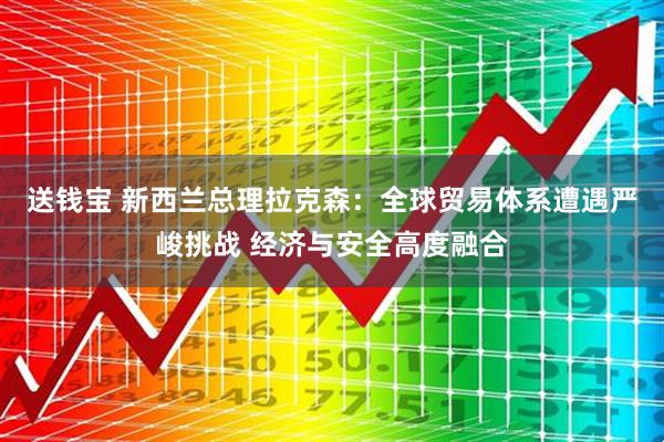 送钱宝 新西兰总理拉克森：全球贸易体系遭遇严峻挑战 经济与安全高度融合