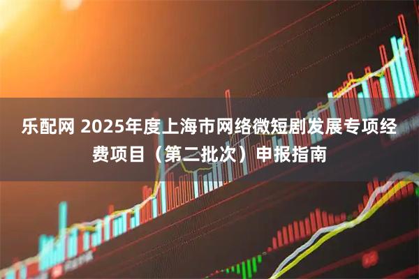 乐配网 2025年度上海市网络微短剧发展专项经费项目（第二批次）申报指南